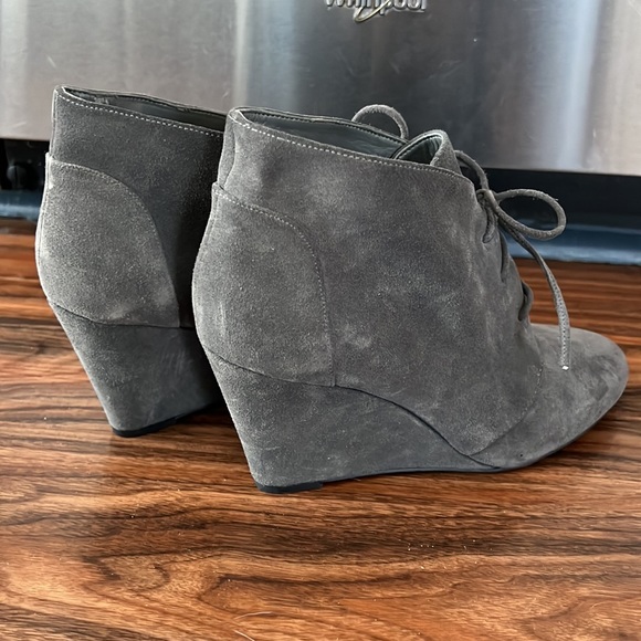 NWOT Via Spiga Sophie Lace Up Wedges - Picture 7 of 16